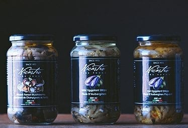 three jars of Nicastro foods